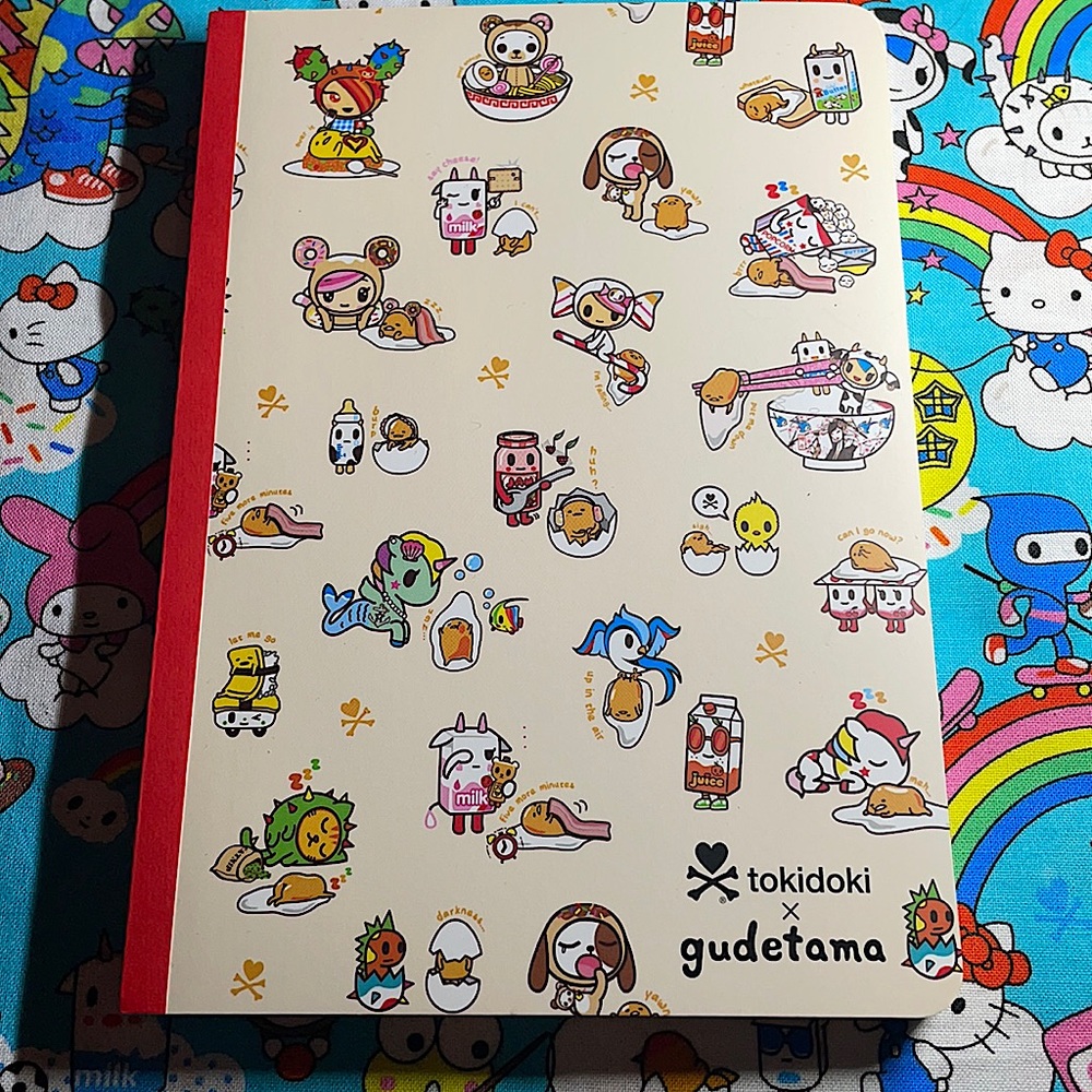Tokidok X Gudetama note pad!!